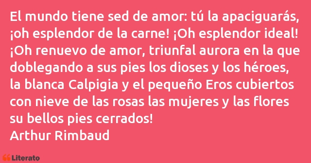 Frases de Arthur Rimbaud