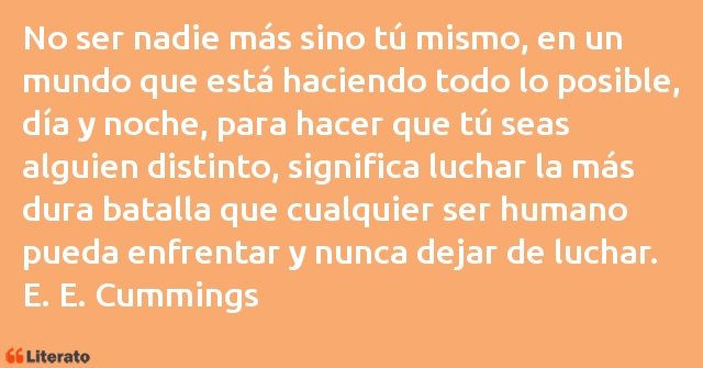 Frases de E. E. Cummings