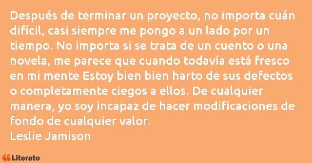 Frases de Leslie Jamison