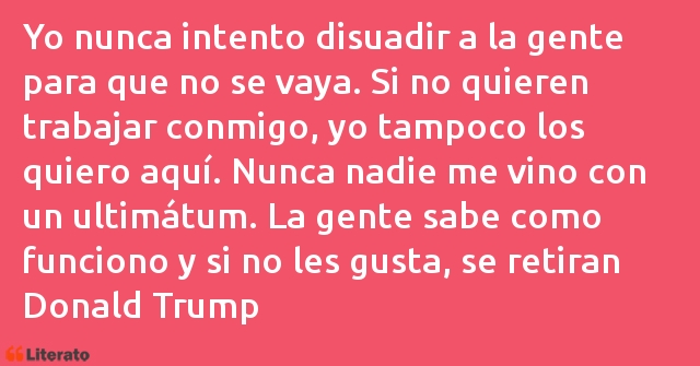 Frases de Donald Trump