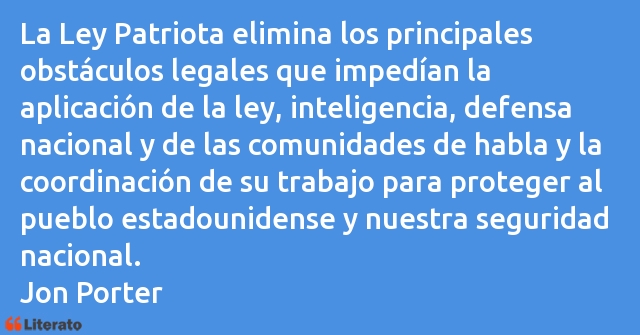 Frases de Jon Porter