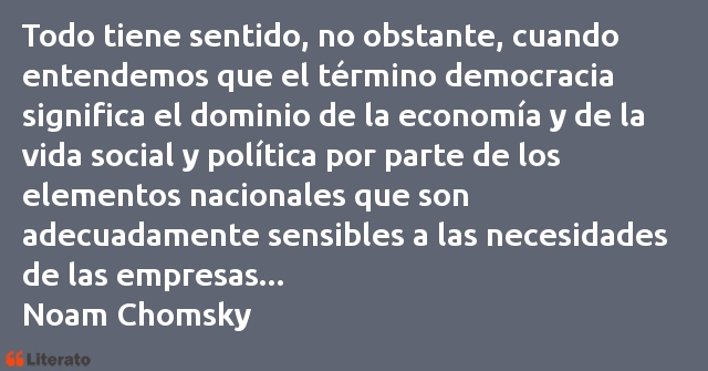 Frases de Noam Chomsky