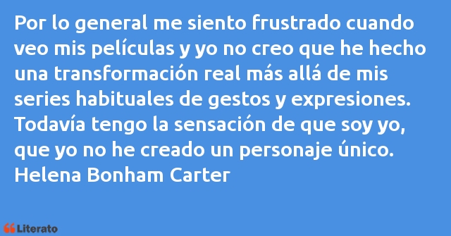 Frases de Helena Bonham Carter