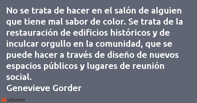 Frases de Genevieve Gorder