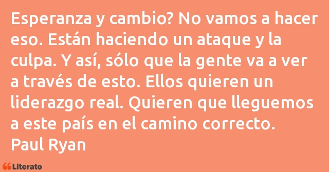 Frases de Paul Ryan