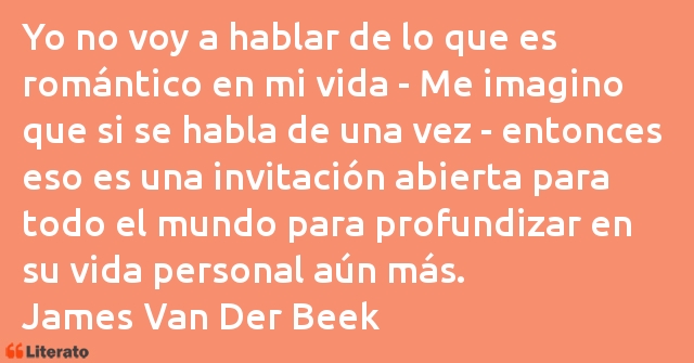 Frases de James Van Der Beek