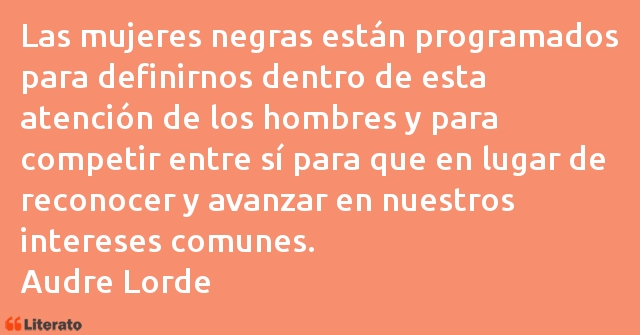 Frases de Audre Lorde