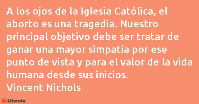 Frases de Vincent Nichols