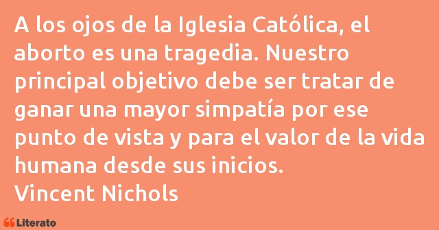 Frases de Vincent Nichols