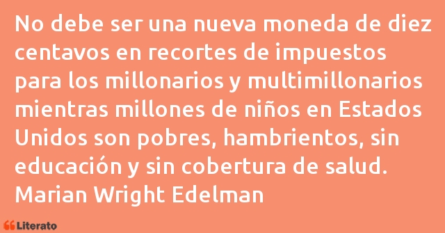 Frases de Marian Wright Edelman