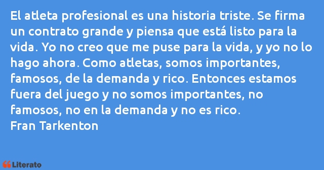 Frases de Fran Tarkenton