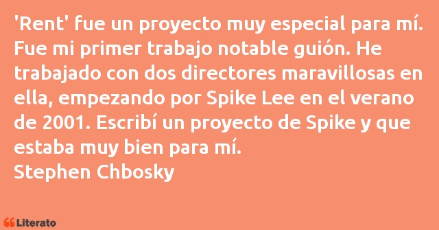 Frases de Stephen Chbosky