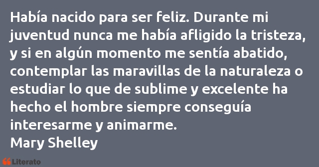 Frases de Mary Shelley