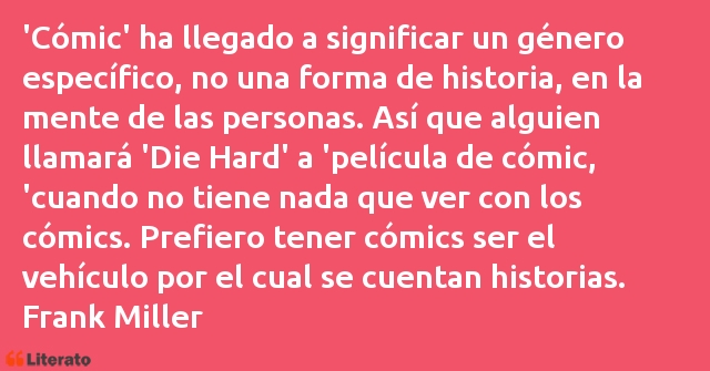 Frases de Frank Miller