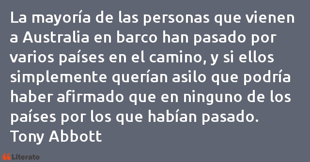 Frases de Tony Abbott