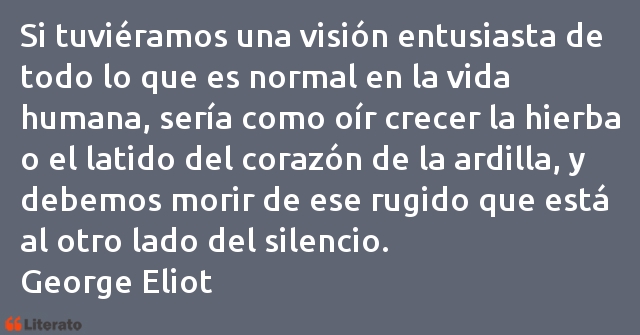 Frases de George Eliot