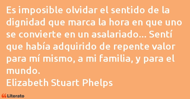 Frases de Elizabeth Stuart Phelps