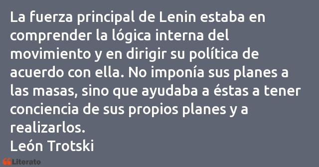 Frases de León Trotski