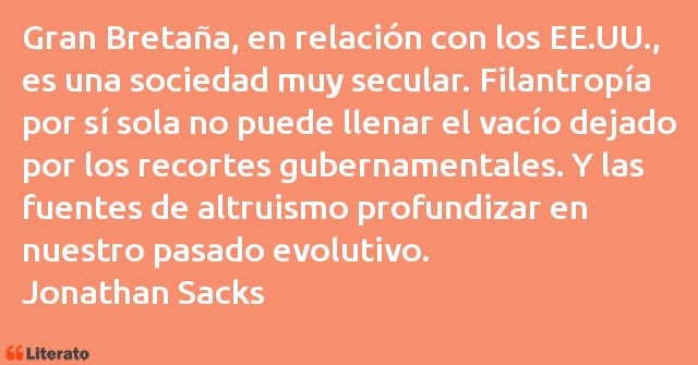Frases de Jonathan Sacks