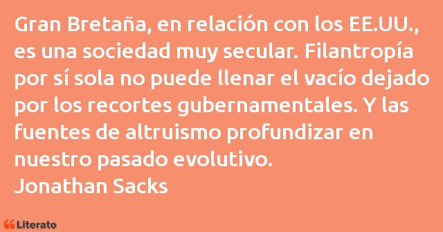 Frases de Jonathan Sacks