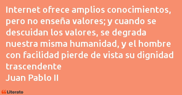 Frases de Juan Pablo II