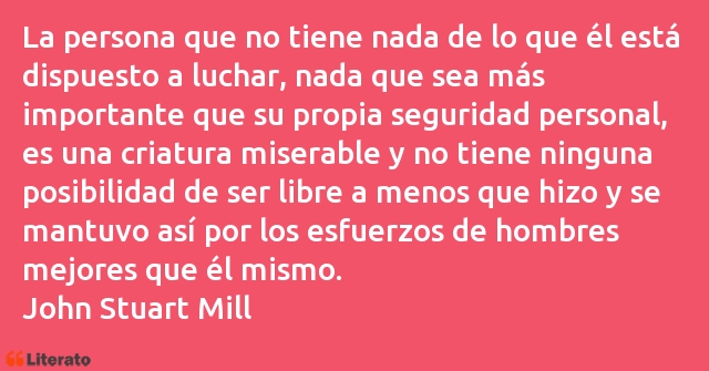 Frases de John Stuart Mill