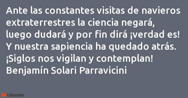 Frases de Benjamín Solari Parravicini