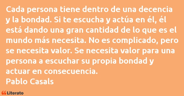 Frases de Pablo Casals