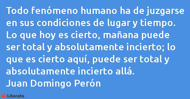 Frases de Juan Domingo Perón