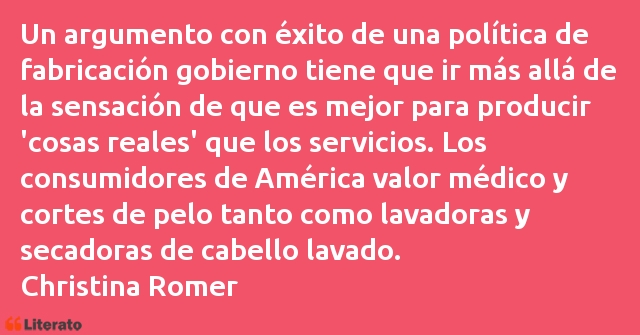 Frases de Christina Romer