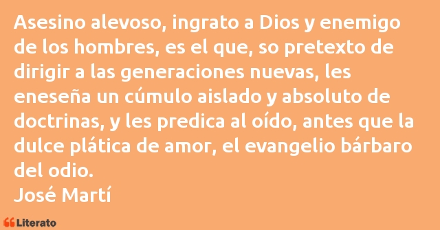 Frases de José Martí