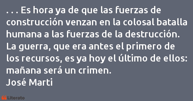 Frases de José Martí