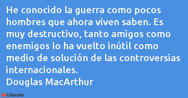 Frases de Douglas MacArthur