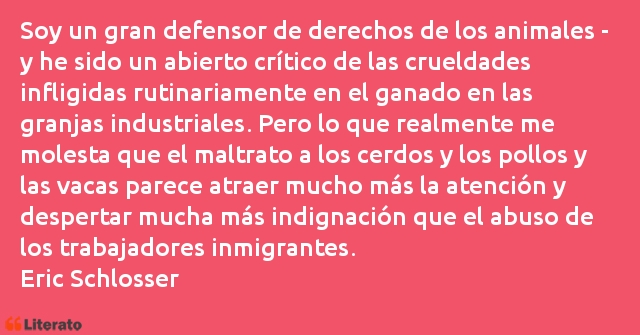 Frases de Eric Schlosser