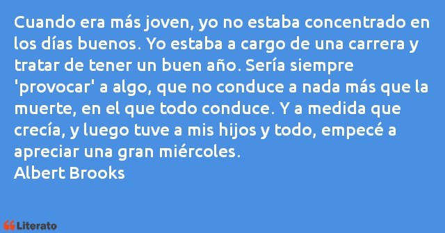 Frases de Albert Brooks