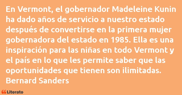 Frases de Bernard Sanders