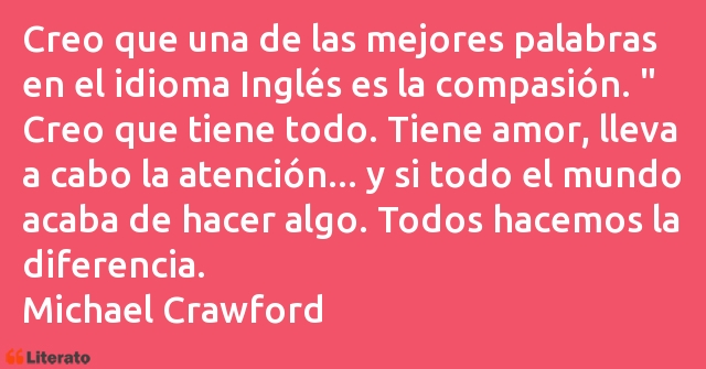 Frases de Michael Crawford