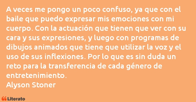 Frases de Alyson Stoner