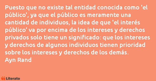 Frases de Ayn Rand