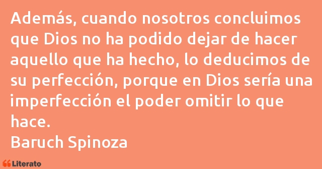 Frases de Baruch Spinoza