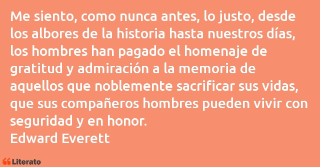 Frases de Edward Everett