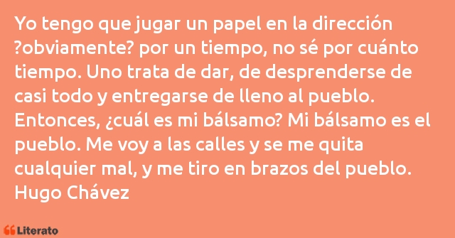 Frases de Hugo Chávez