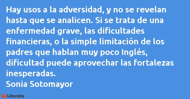 Frases de Sonia Sotomayor