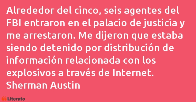 Frases de Sherman Austin