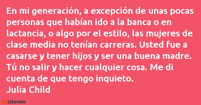 Frases de Julia Child
