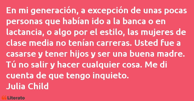 Frases de Julia Child