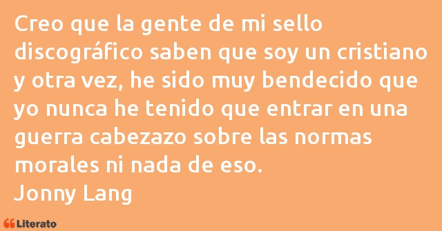 Frases de Jonny Lang