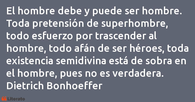 Frases de Dietrich Bonhoeffer