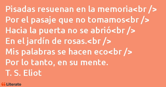 Frases de T. S. Eliot