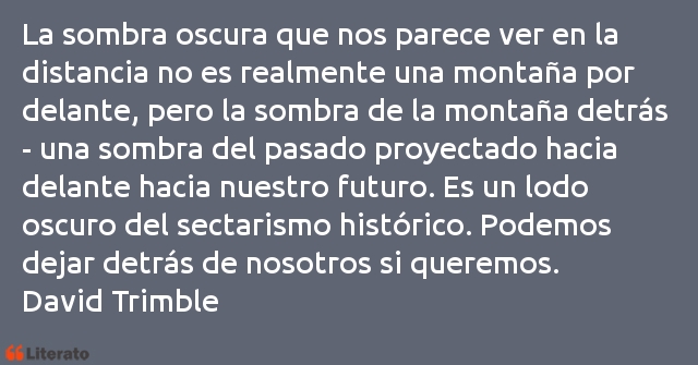 Frases de David Trimble